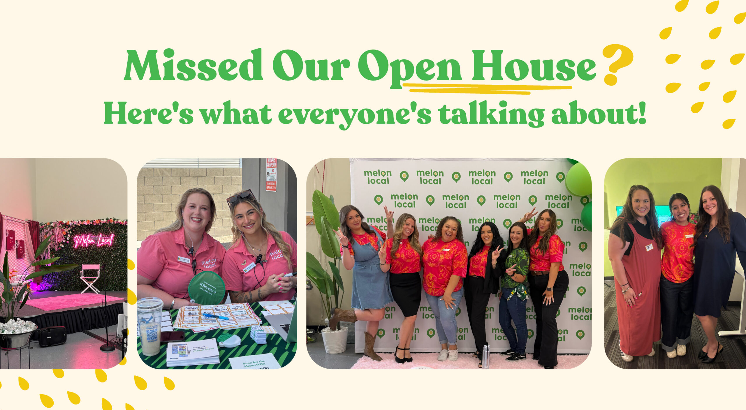 Melon Local team members enjoying quality time together at Melon Local's 2026 Open House.